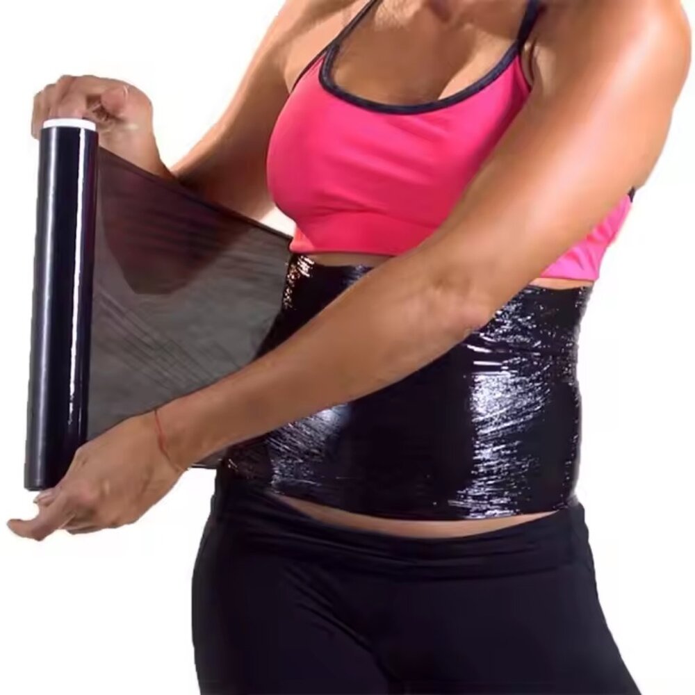 Lose Weight Sweat Yesotherapy Wrapping Plastic Body Shaper Belly Wrap Slimming